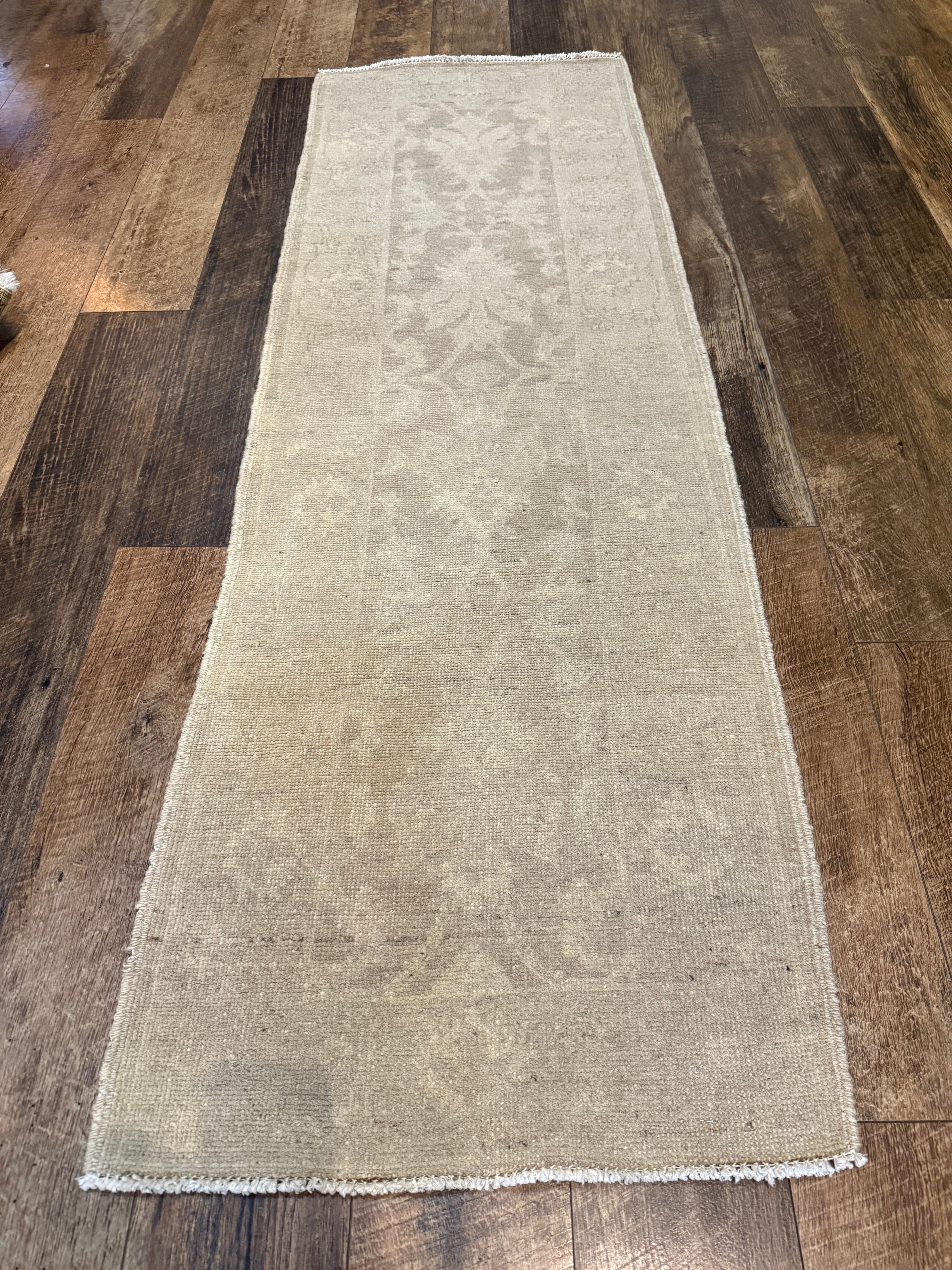 2' x 6'2" Pakistan natural wool