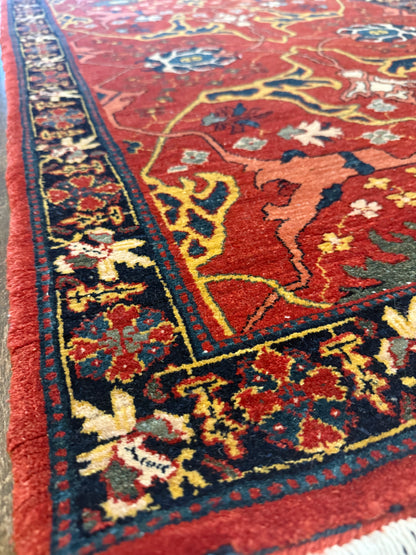 3' x 9'8" Persian Bidjar- "The Iron Rug"